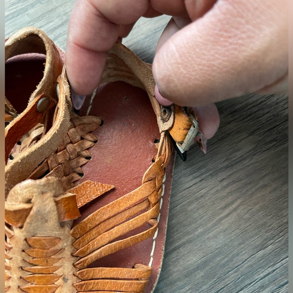Unisex Authentic Mexican huarache for Toddler. Made in Mexico - Picture 3 of 6